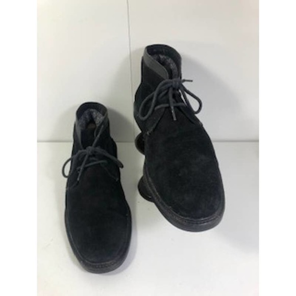 Sebago Suede Round Toe Lace-Up Chukka Boots Black Mens US 11M main image 4
